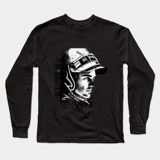 Racing Driver Art Long Sleeve T-Shirt